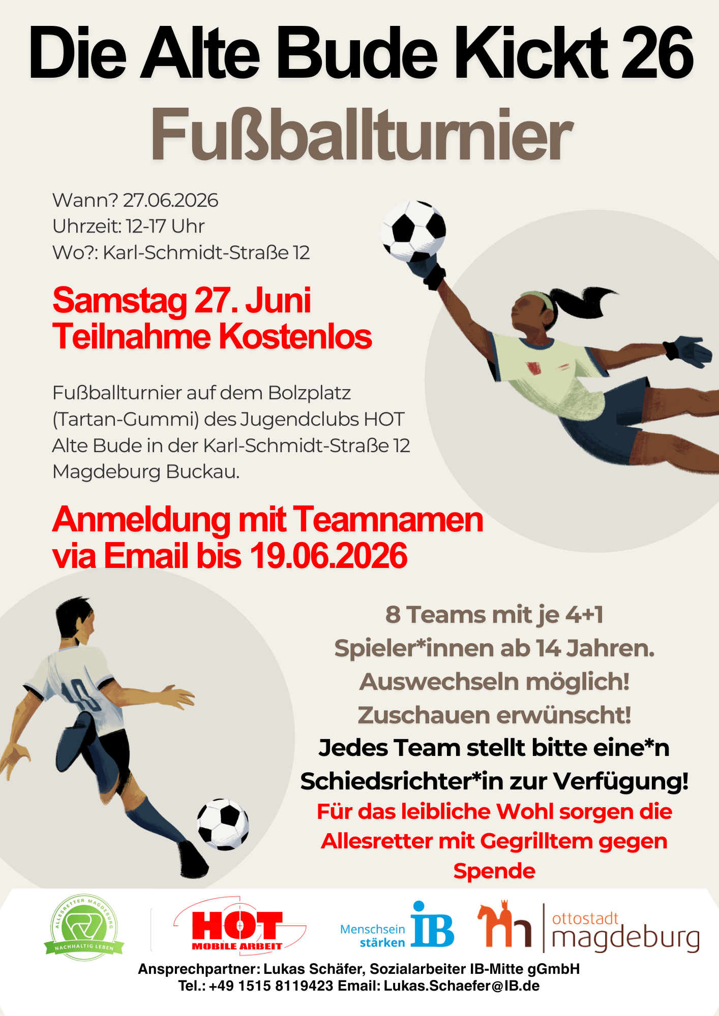 Flyer Die Alte Bude Kickt