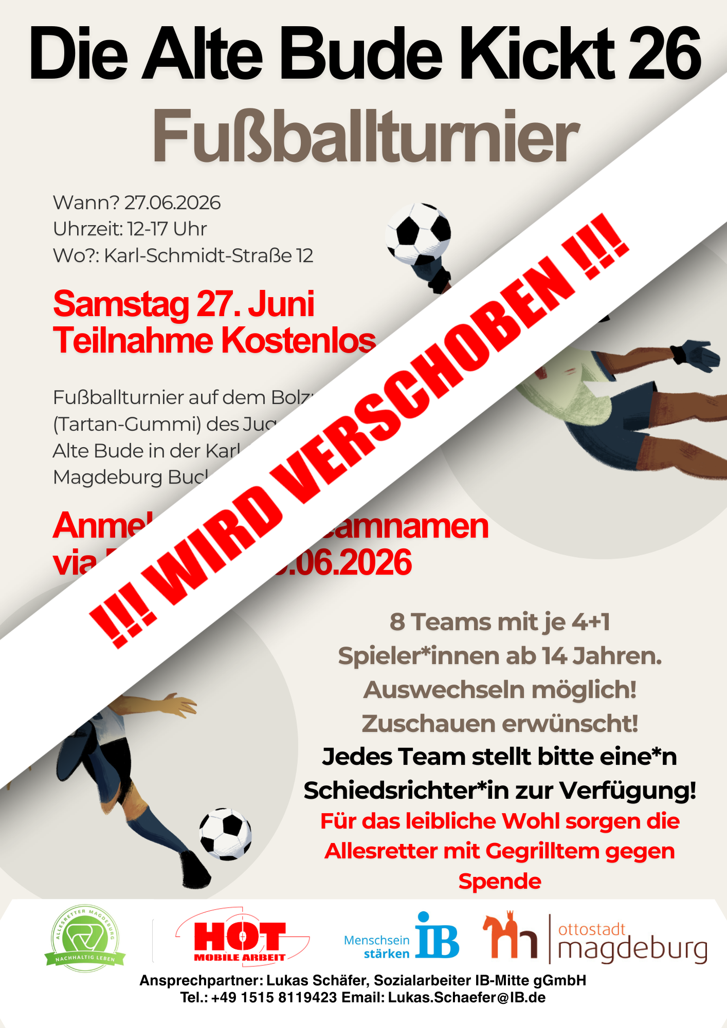 Flyer Die Alte Bude Kickt